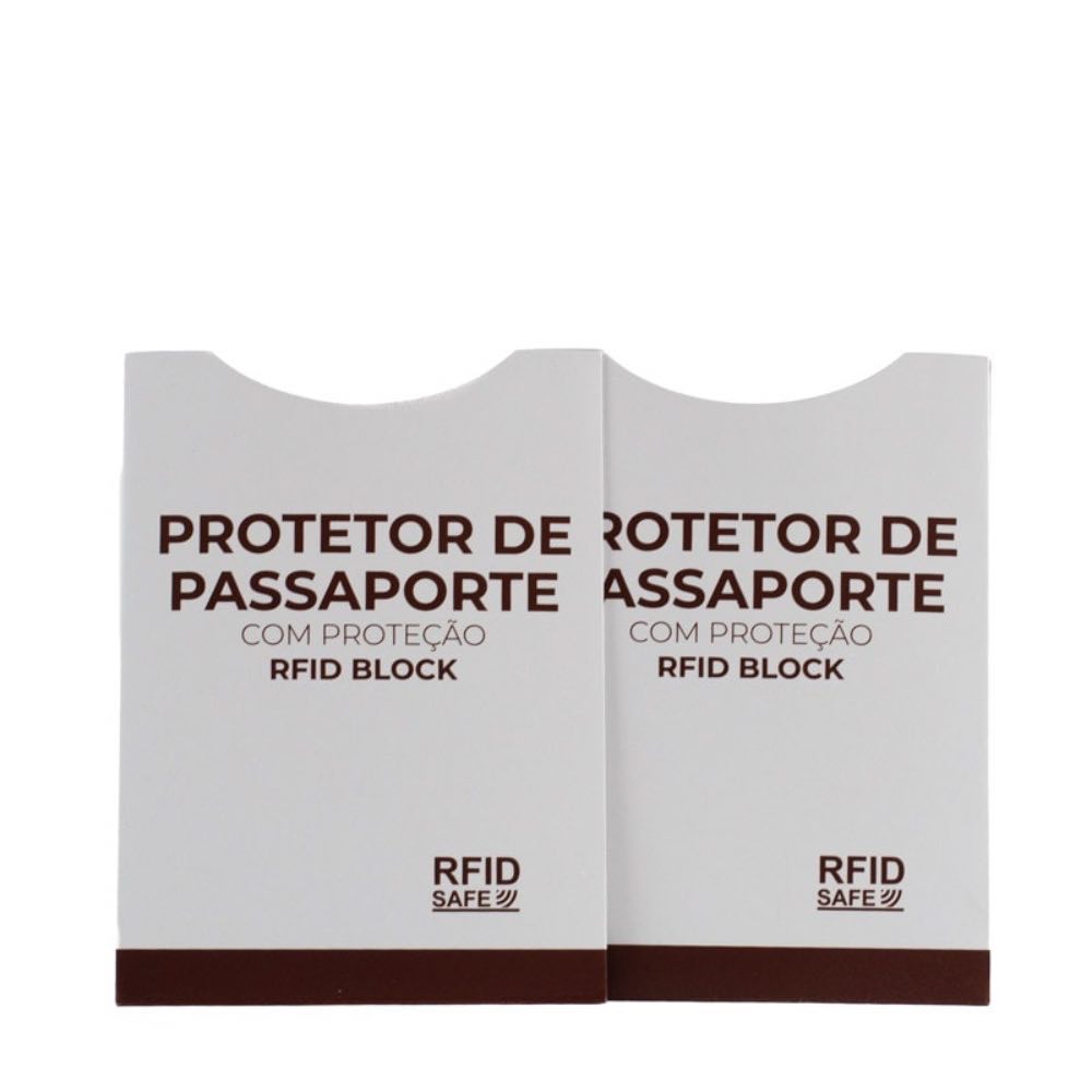 Conjunto Protetor RFID BLOCK La Fenice Branco 105212
