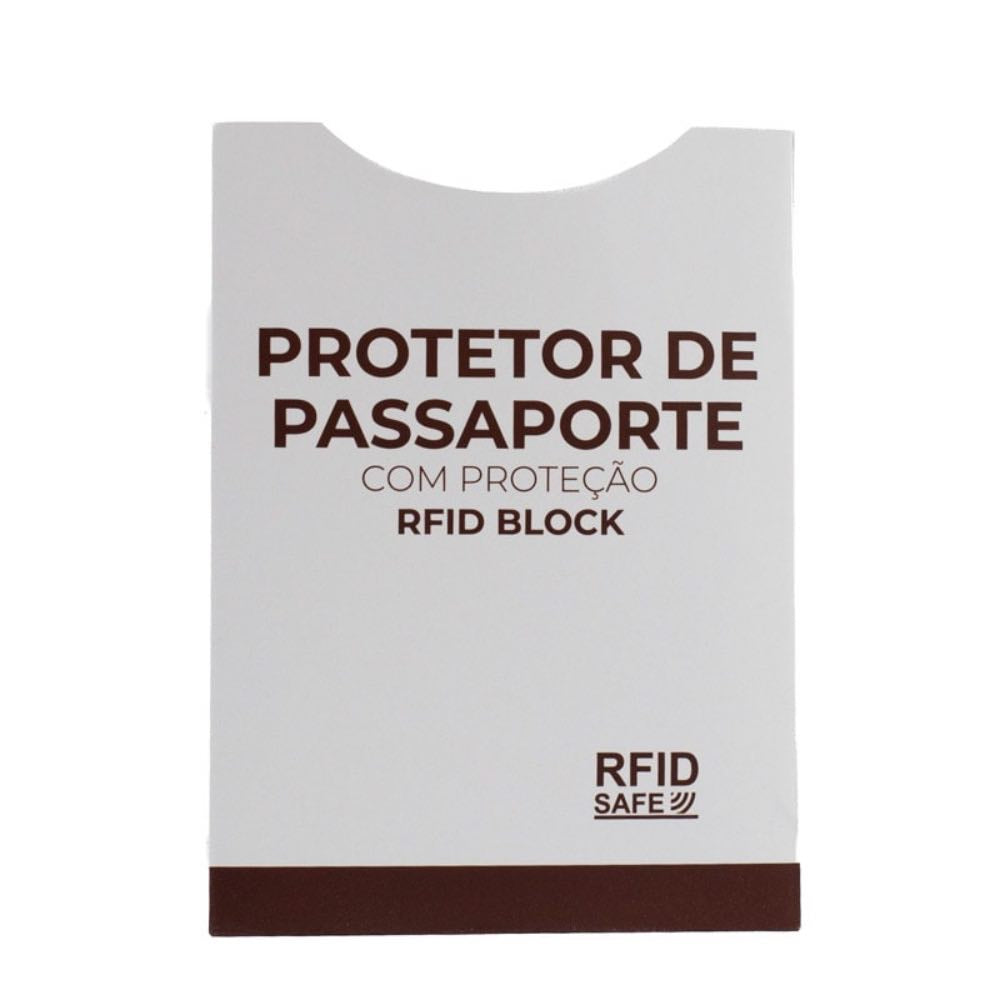 Conjunto Protetor RFID BLOCK La Fenice Branco 105212
