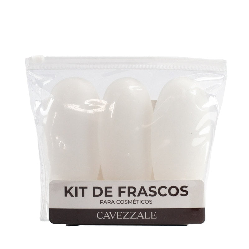 Kit de Frascos de Silicone La Fenice Branco 105214