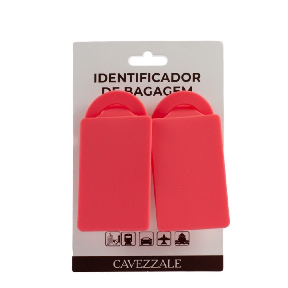 Identificador de Bagagem La Fenice Silicone Vermelho 105231