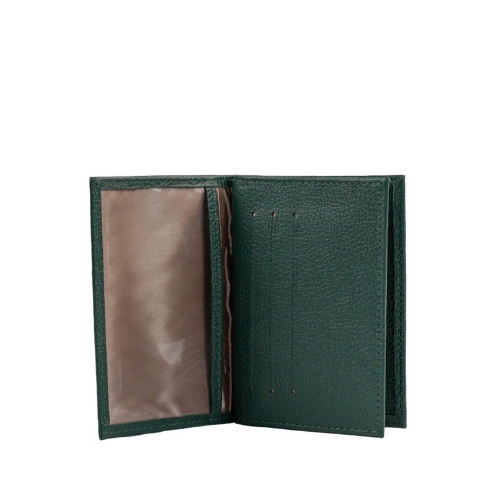 Porta Documentos Couro Fly La Fenice Musgo 105312