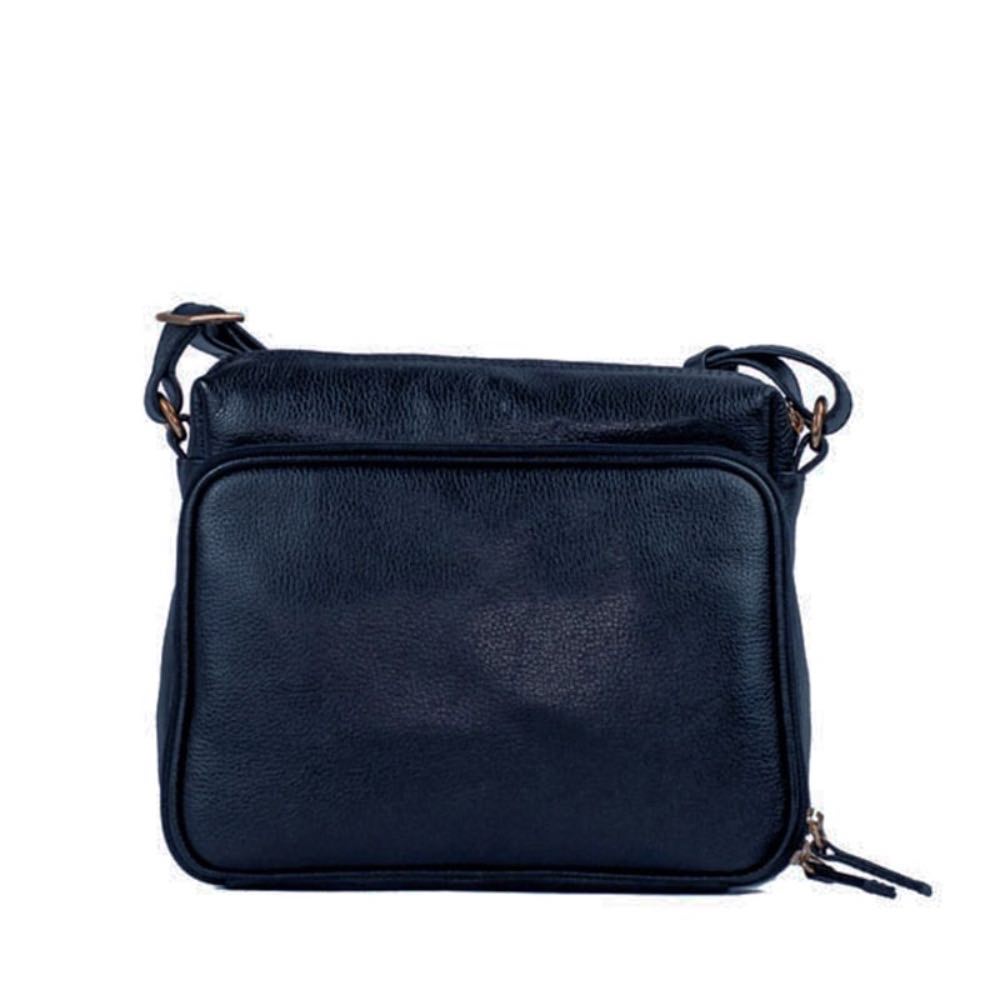Bolsa de Couro Feminina Roma La Fenice Marinho 102240