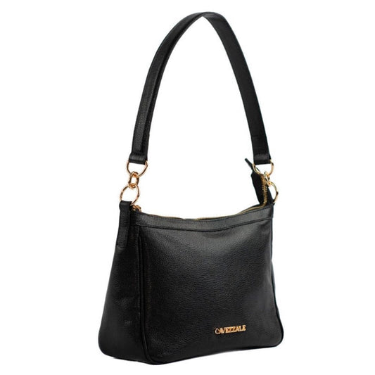 Bolsa Baguete Média de Couro Soft La Fenice Preto 105328