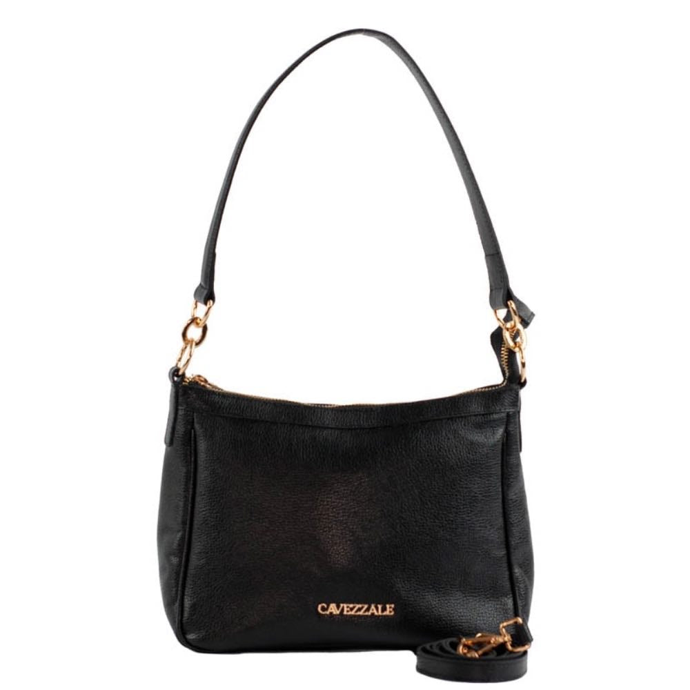 Bolsa Baguete Média de Couro Soft La Fenice Preto 105328