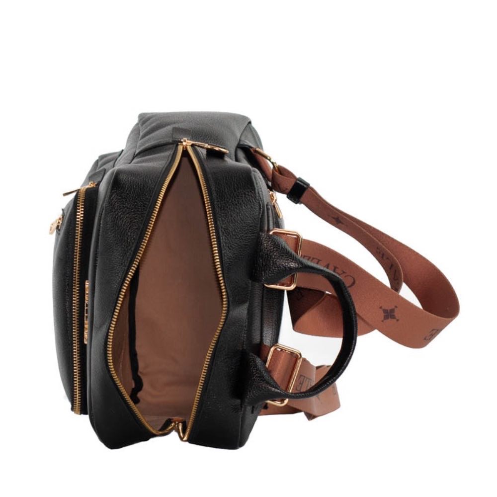 Mochila de Couro La Fenice Soft Preto 105331