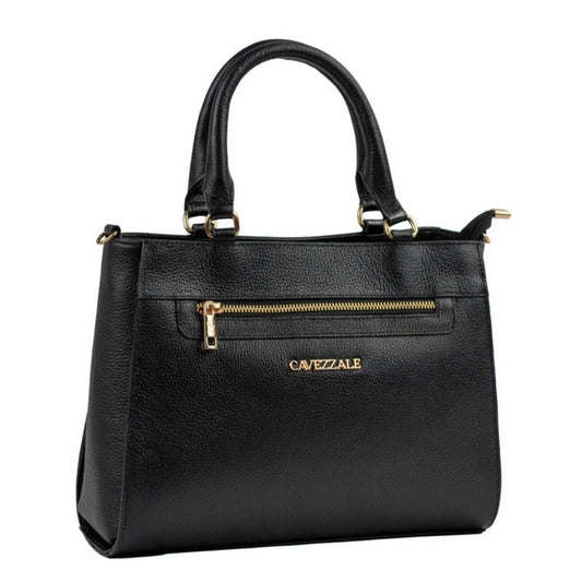 Tote Bag Média de Couro Floter La Fenice Preto 105049