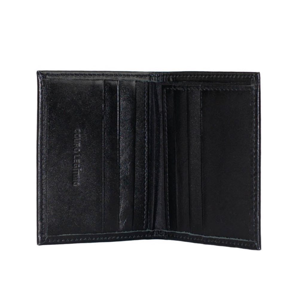 Porta Cartão De Couro La Fenice Preto 098359