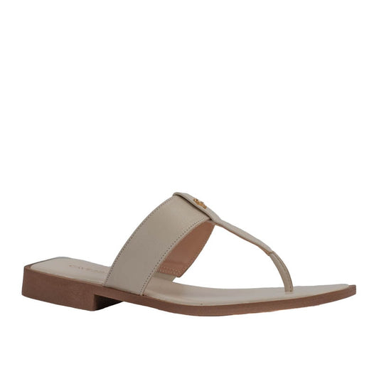 Sandália de Couro La Fenice Off White 105417