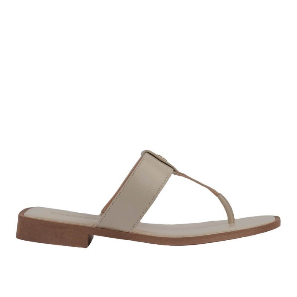 Sandália de Couro La Fenice Off White 105417