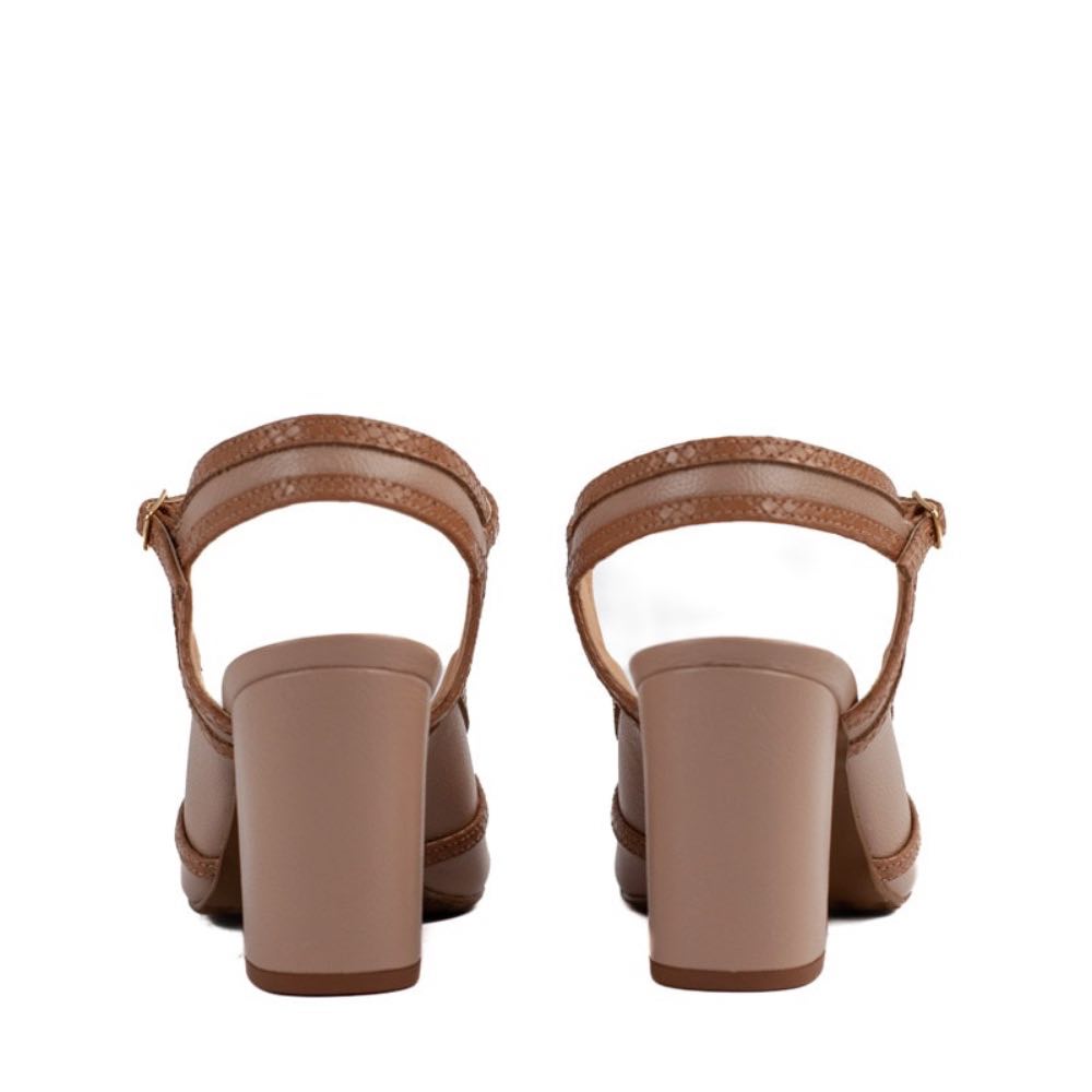 Sandália de Couro La Fenice Skin/Coconut 105455