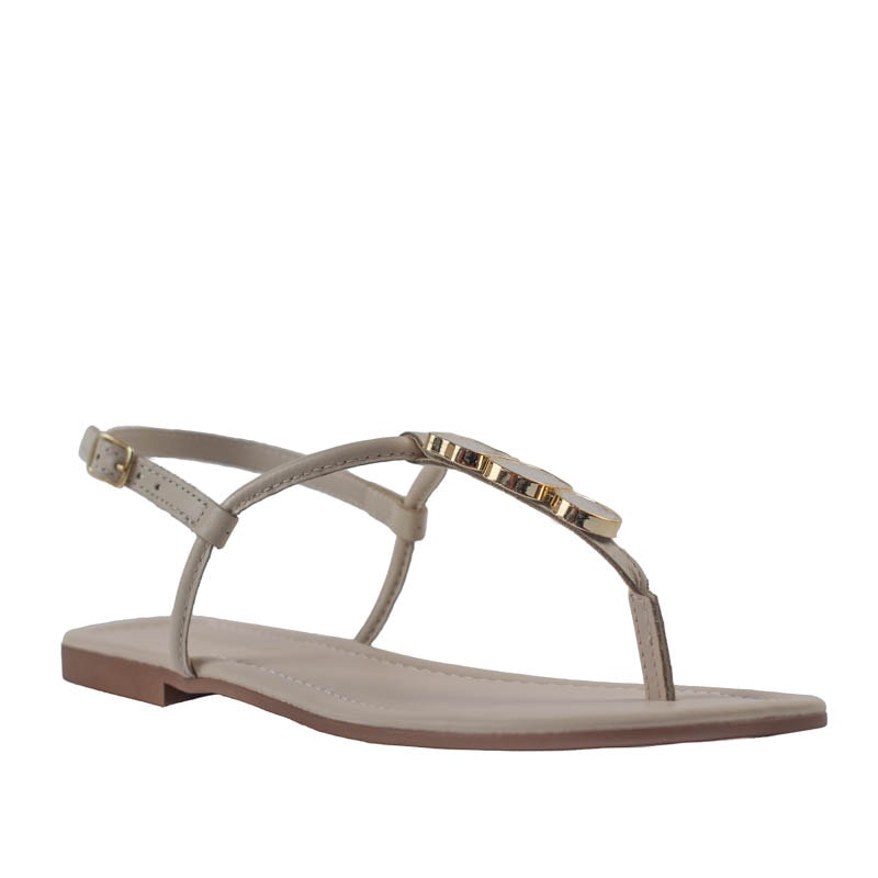 Sandália de Couro Atanado La Fenice Off White 105410