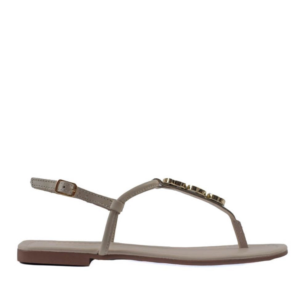 Sandália de Couro Atanado La Fenice Off White 105410