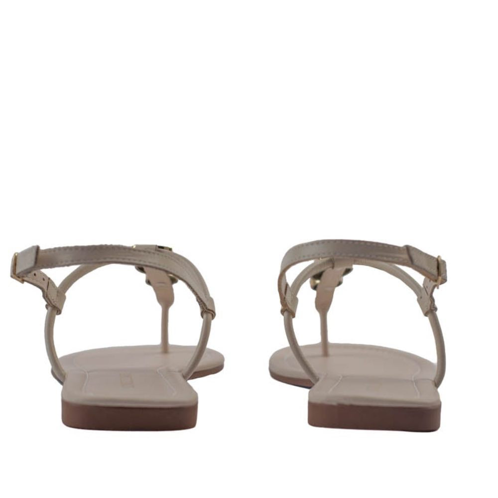 Sandália de Couro Atanado La Fenice Off White 105410