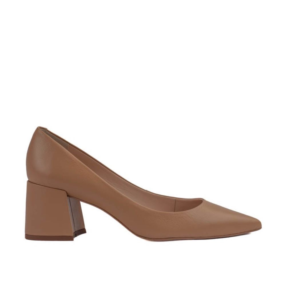 Scarpin de Couro Bristol La Fenice Macadâmia 105397