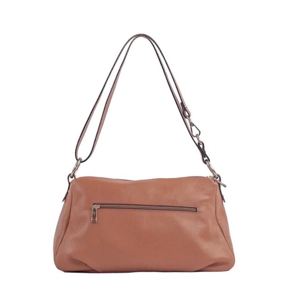 Bolsa Tiracolo Média de Couro Floter La Fenice Mousse 105563