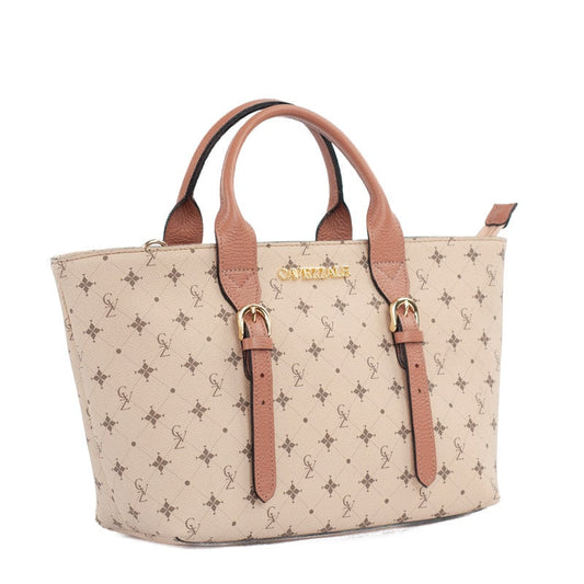 Shopping Bag Média Personnalité La Fenice Nude/Mousse 105574