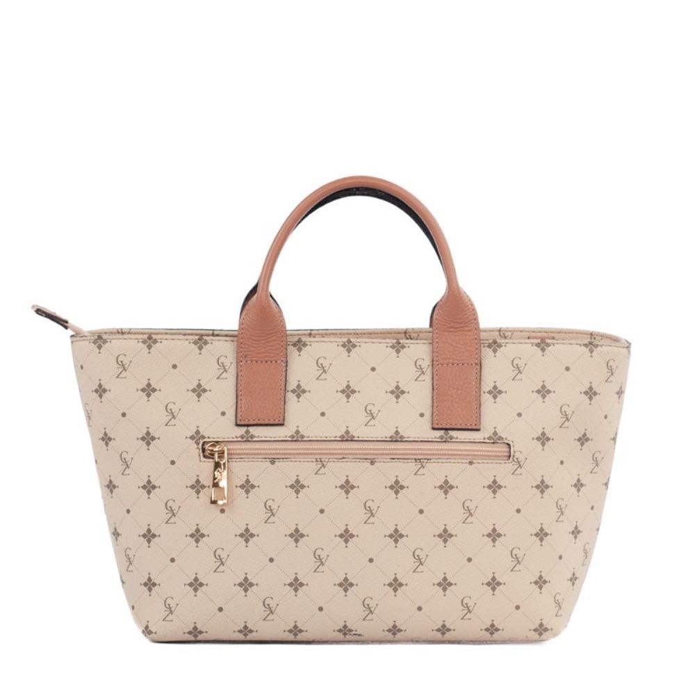 Shopping Bag Média Personnalité La Fenice Nude/Mousse 105574