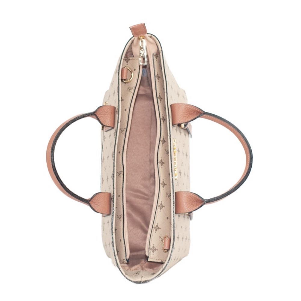 Shopping Bag Média Personnalité La Fenice Nude/Mousse 105574