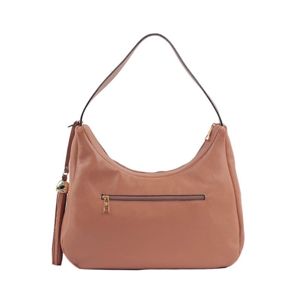 Bolsa Hobo Grande Couro Floter La Fenice Mousse 105555