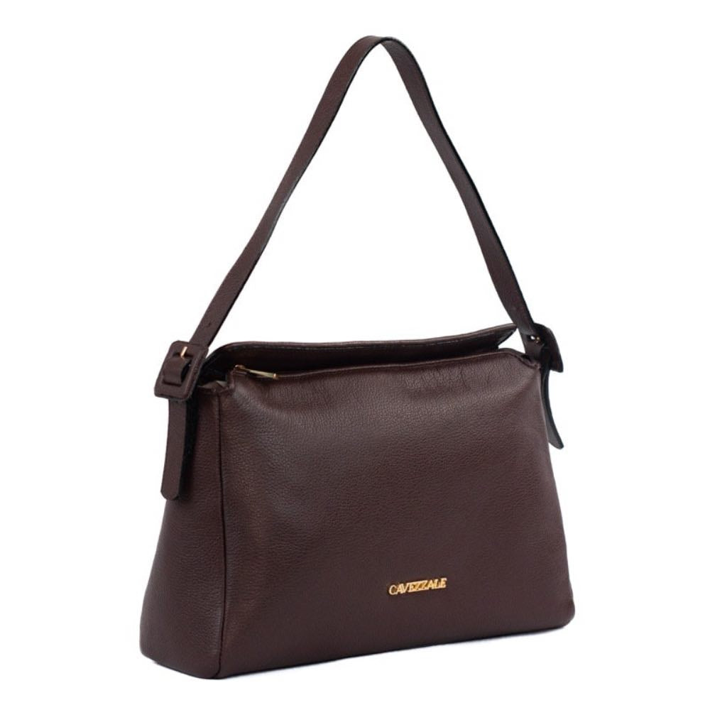 Bolsa Hobo Grande de Couro Floter La Fenice Marrom 105557