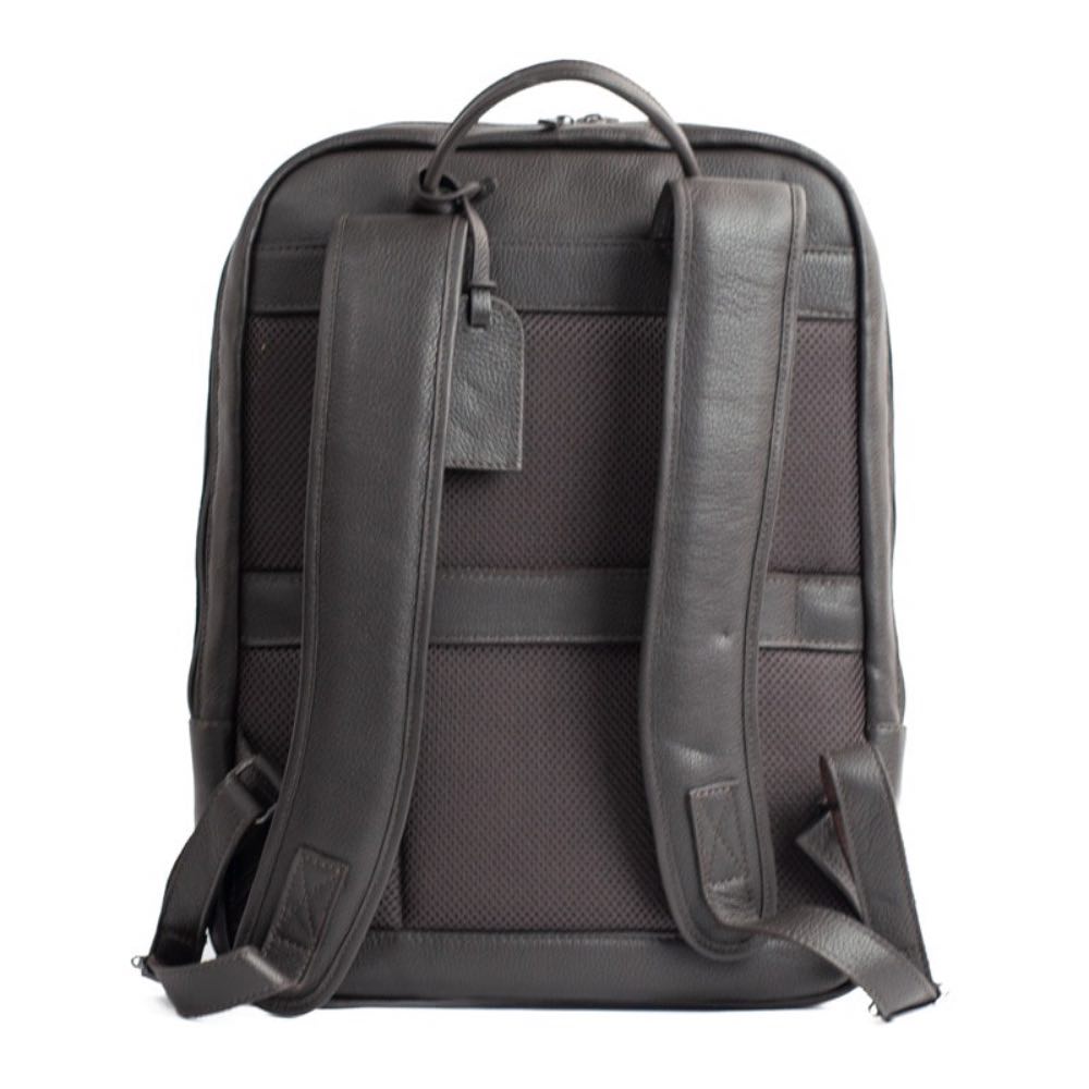 Mochila de Couro Búfalo La Fenice Café/Whisky 105470