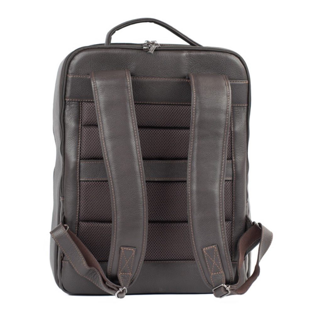 Mochila de Couro Búfalo La Fenice Café/Whisky 105469