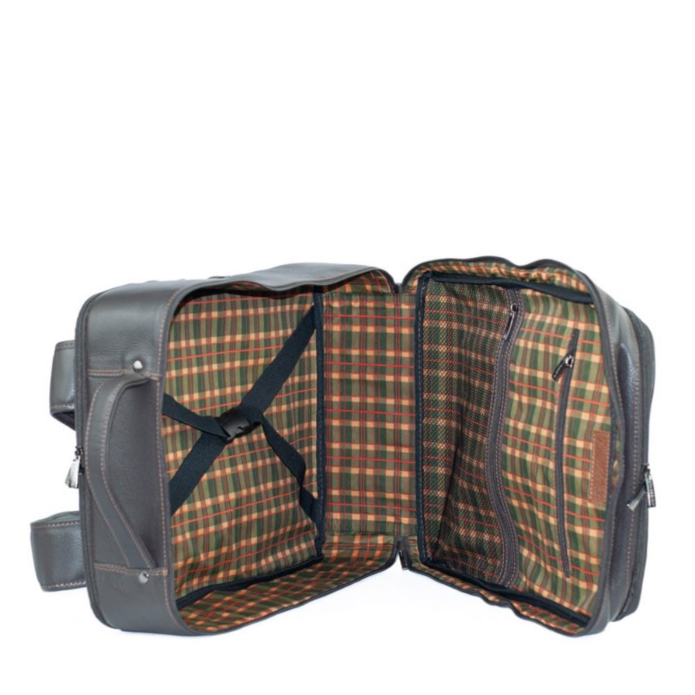 Mochila de Couro Búfalo La Fenice Café/Whisky 105469