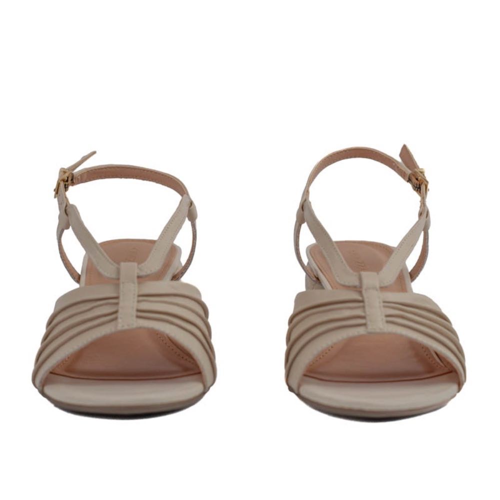 Sandália de Couro La Fenice Veneto Off White 105421