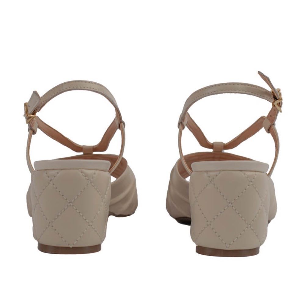 Sandália de Couro La Fenice Veneto Off White 105421