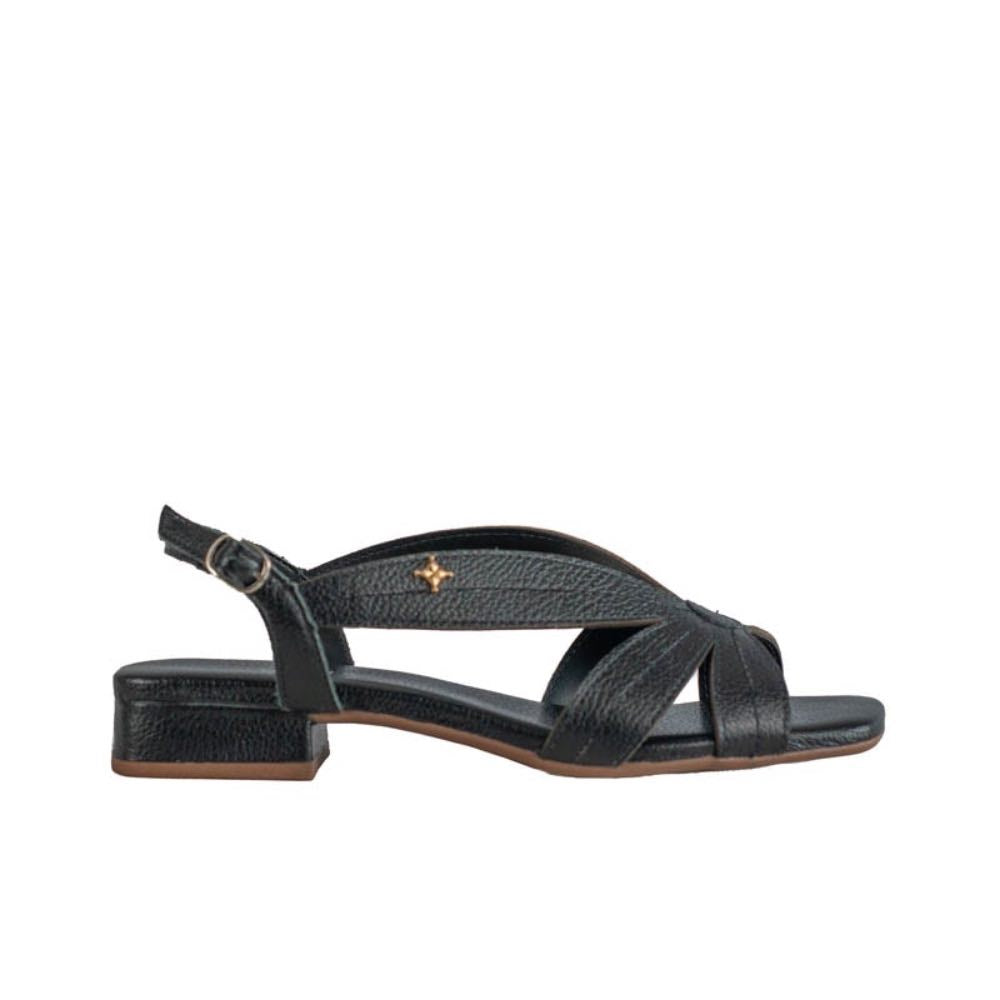 Sandália de Couro La Fenice Floter Preto 104860