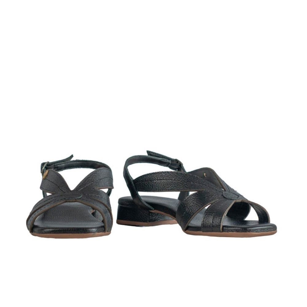 Sandália de Couro La Fenice Floter Preto 104860