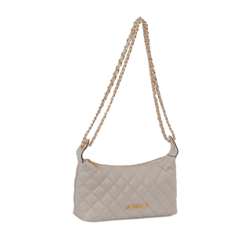 Bolsa Tiracolo Pequena de Couro Matelassê La Fenice Chantilly 105491