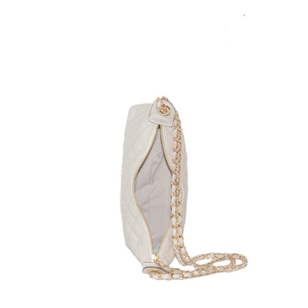Bolsa Tiracolo Pequena de Couro Matelassê La Fenice Chantilly 105491