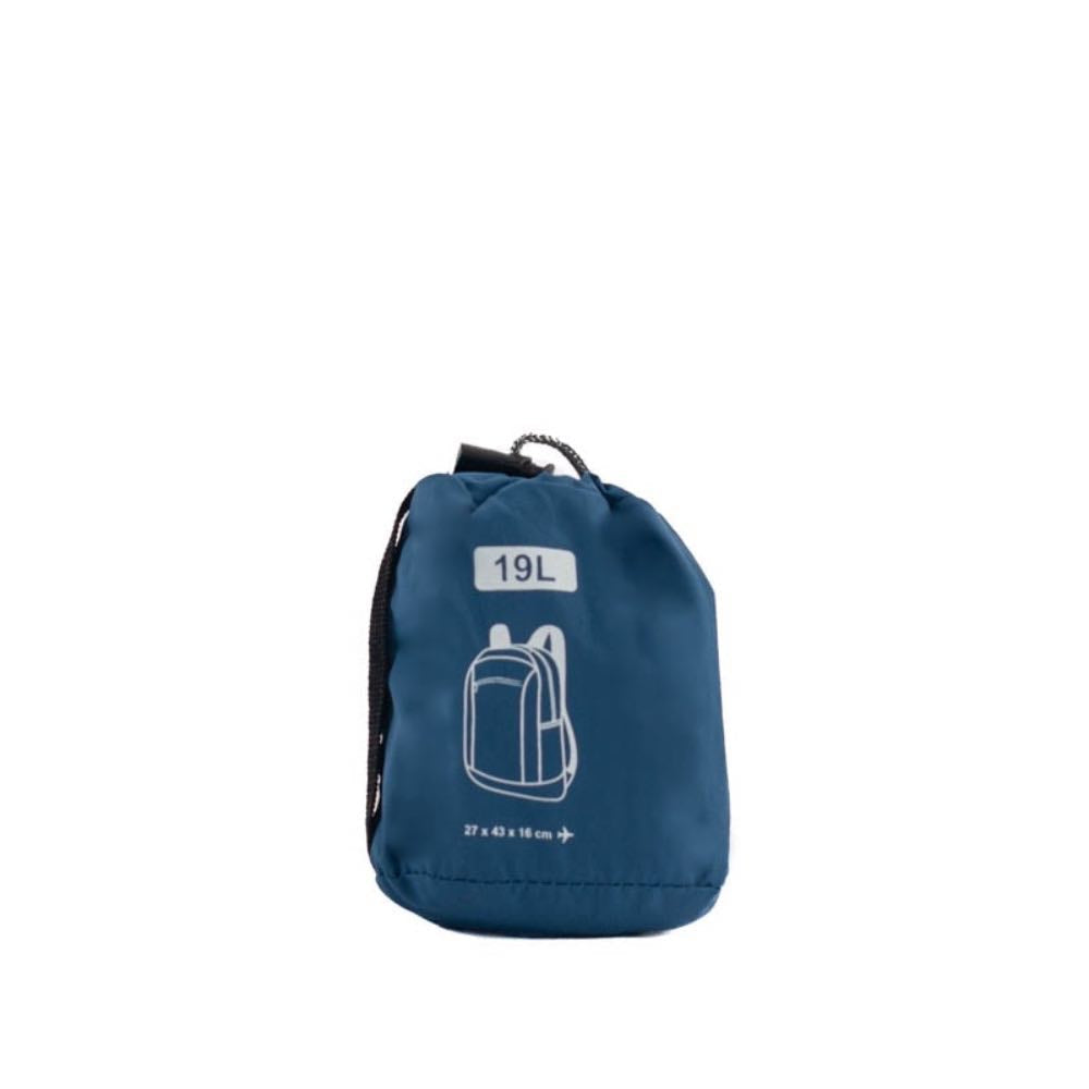 Mochila Dobrável Poliéster La Fenice Azul 105216
