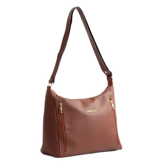 Bolsa Hobo Grande Couro Soft La Fenice Caramelo 105661