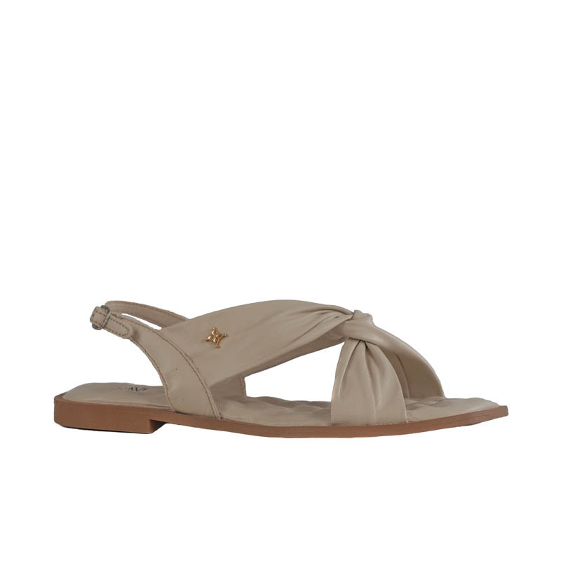 Sandália de Couro Mestico La Fenice Off White 105612