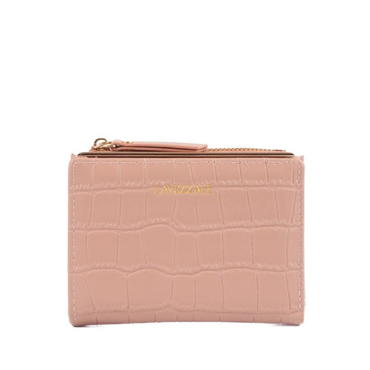 Carteira Feminina La Fenice Croco Rose 105387