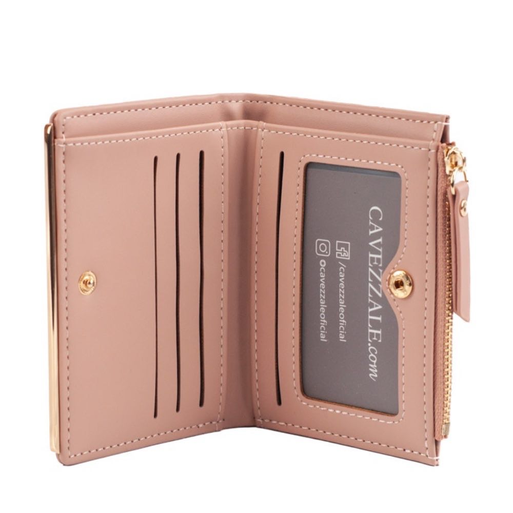 Carteira Feminina La Fenice Croco Rose 105387