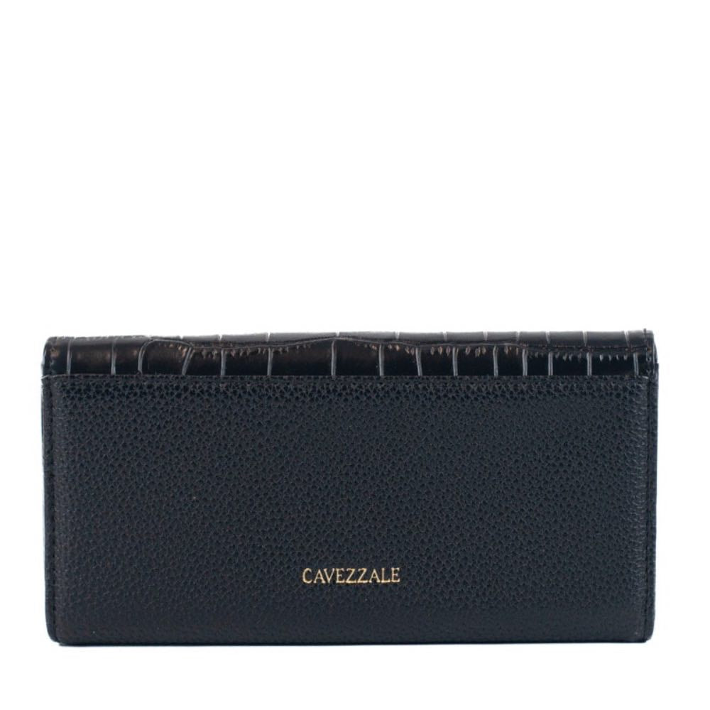Carteira Feminina Croco La Fenice Preto 105390