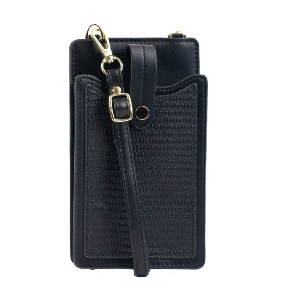 Phone Case Tiracolo Pequena La Fenice Preto 105091