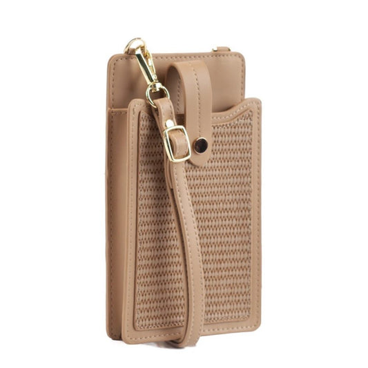 Phone Case Tiracolo Pequena La Fenice Taupe 105091