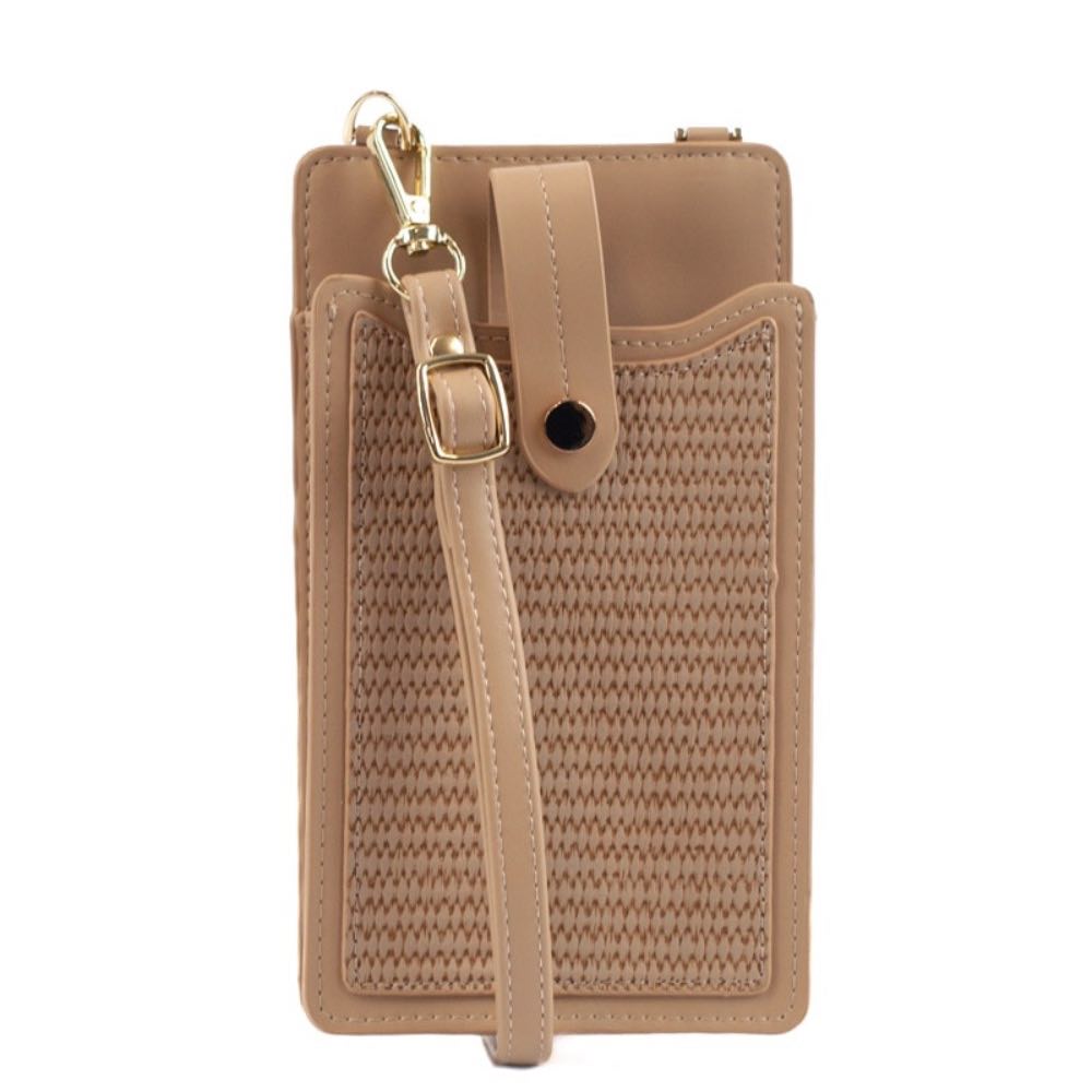 Phone Case Tiracolo Pequena La Fenice Taupe 105091