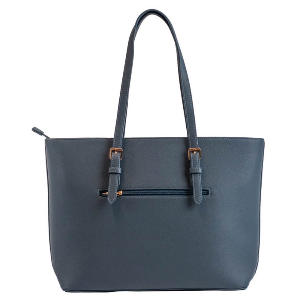 Shopping Bag Grande Feminina La Fenice Azul 105537