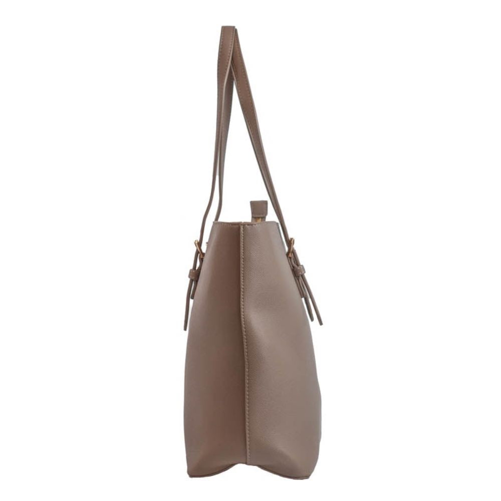 Shopping Bag Grande Feminina La Fenice Bege 105537