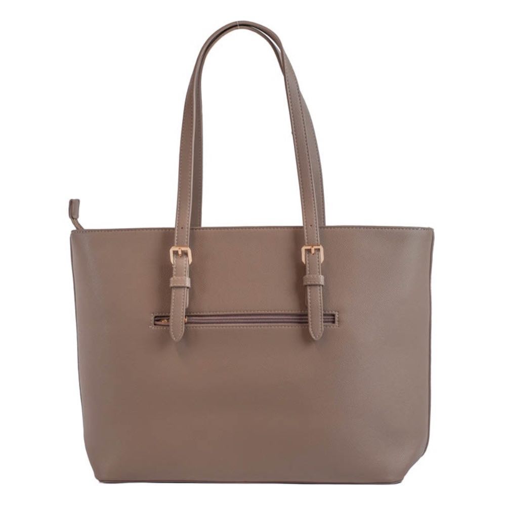 Shopping Bag Grande Feminina La Fenice Bege 105537