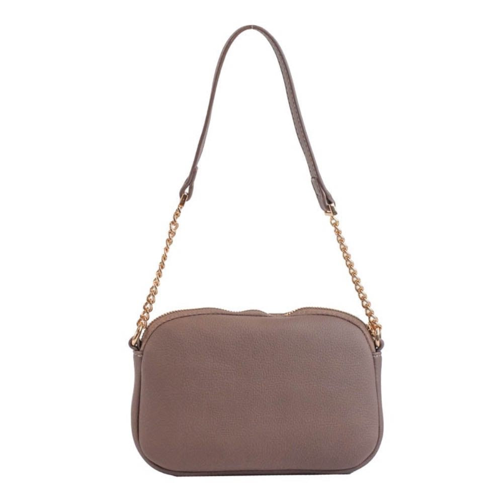 Bolsa Tiracolo Pequena Feminina La Fenice Marrom 105538
