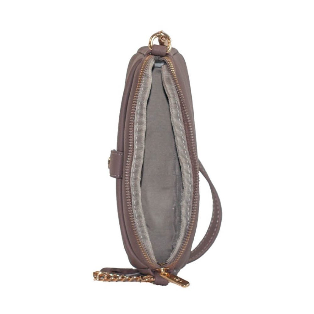 Bolsa Tiracolo Pequena Feminina La Fenice Marrom 105538