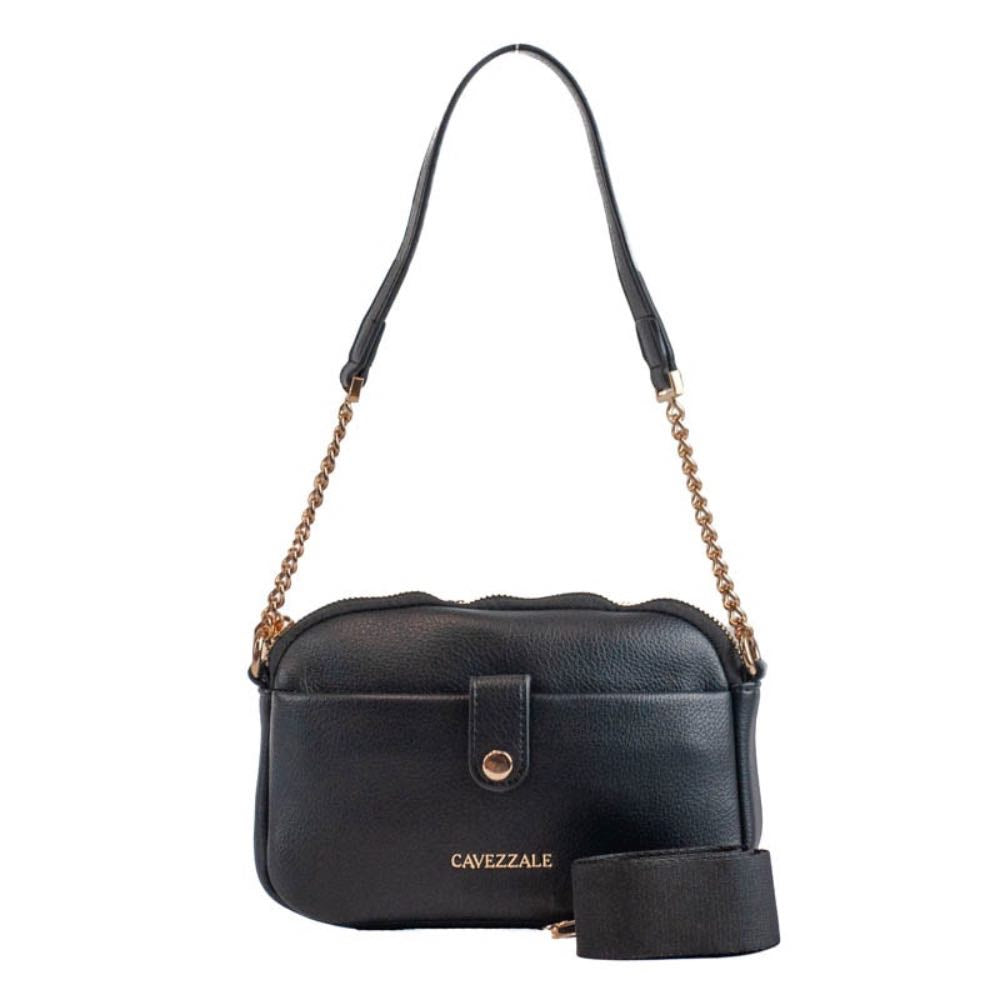Bolsa Tiracolo Pequena Feminina La Fenice Preto 105538
