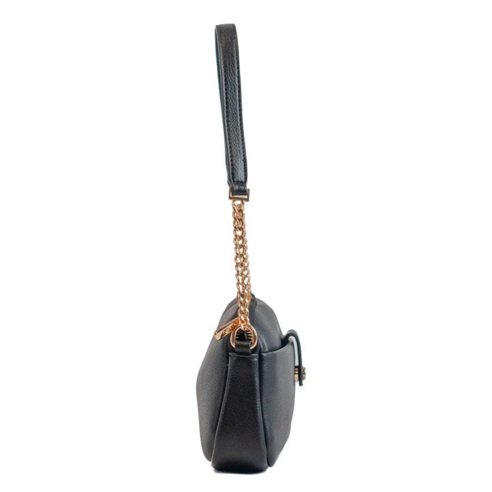 Bolsa Tiracolo Pequena Feminina La Fenice Preto 105538