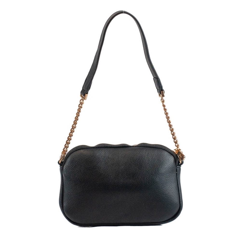 Bolsa Tiracolo Pequena Feminina La Fenice Preto 105538